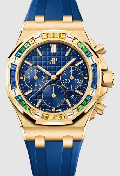 2023 Review Audemars Piguet Replica Royal Oak OffShore 26231 Lady Chronograph 26236BA.YY.D346CA.01 watch - Click Image to Close